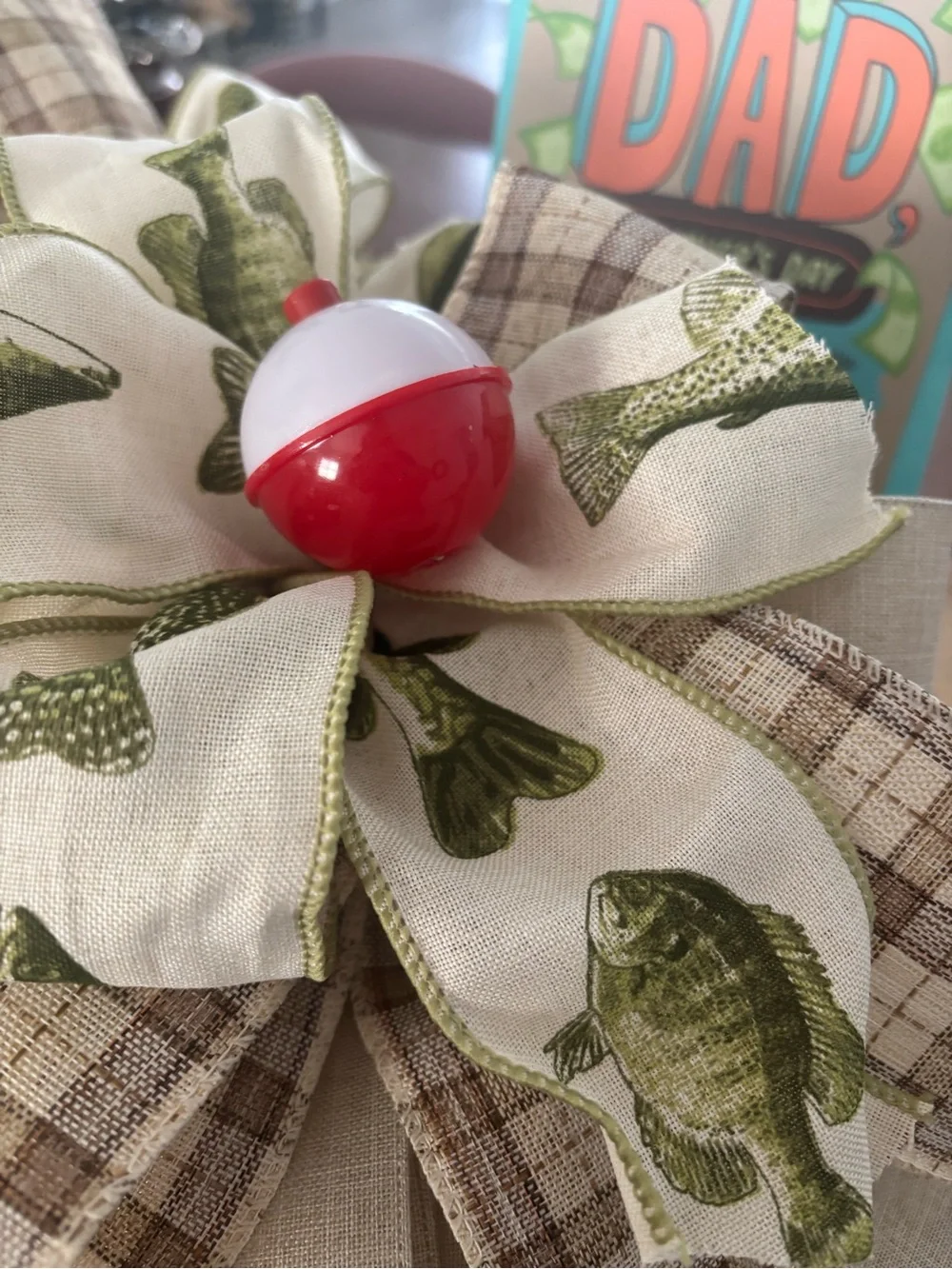 Fishing Bow Summer DIY Wreath Bow Handmade Gift DIY Final Sale